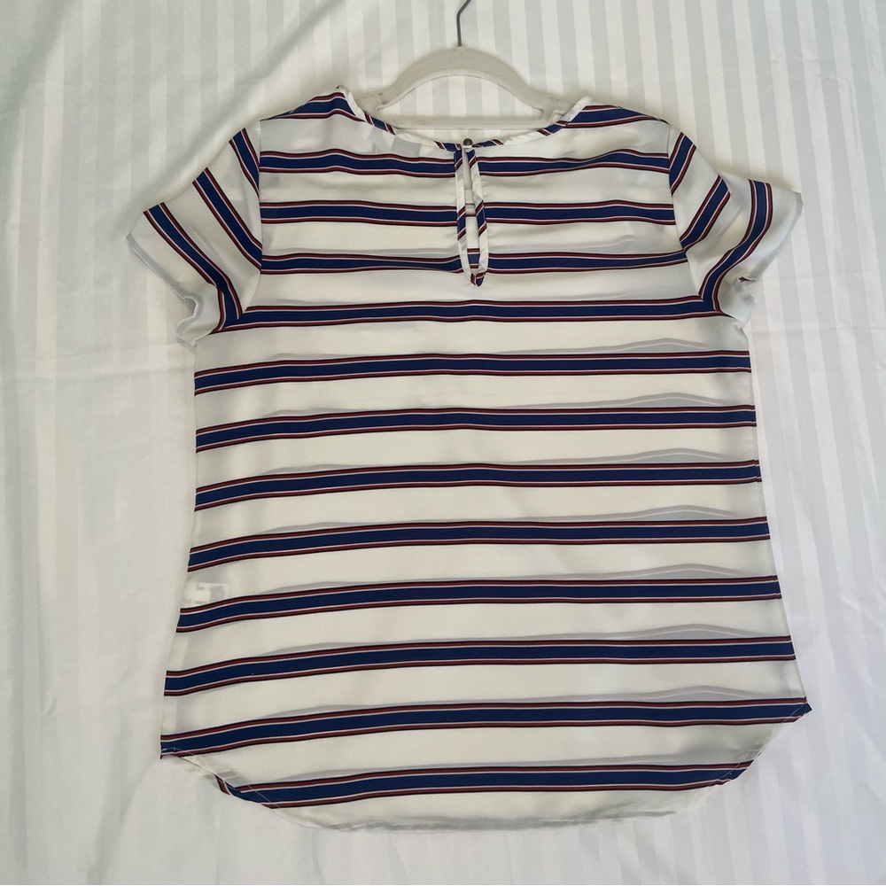 Reitmans striped short sleeve top - Picture 4 of 7